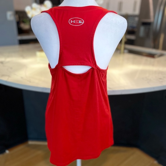 Under Armour Washington Nationals MLB Tank Top w/ Built in Bra, Women’s Size Lrg - Picture 5 of 9